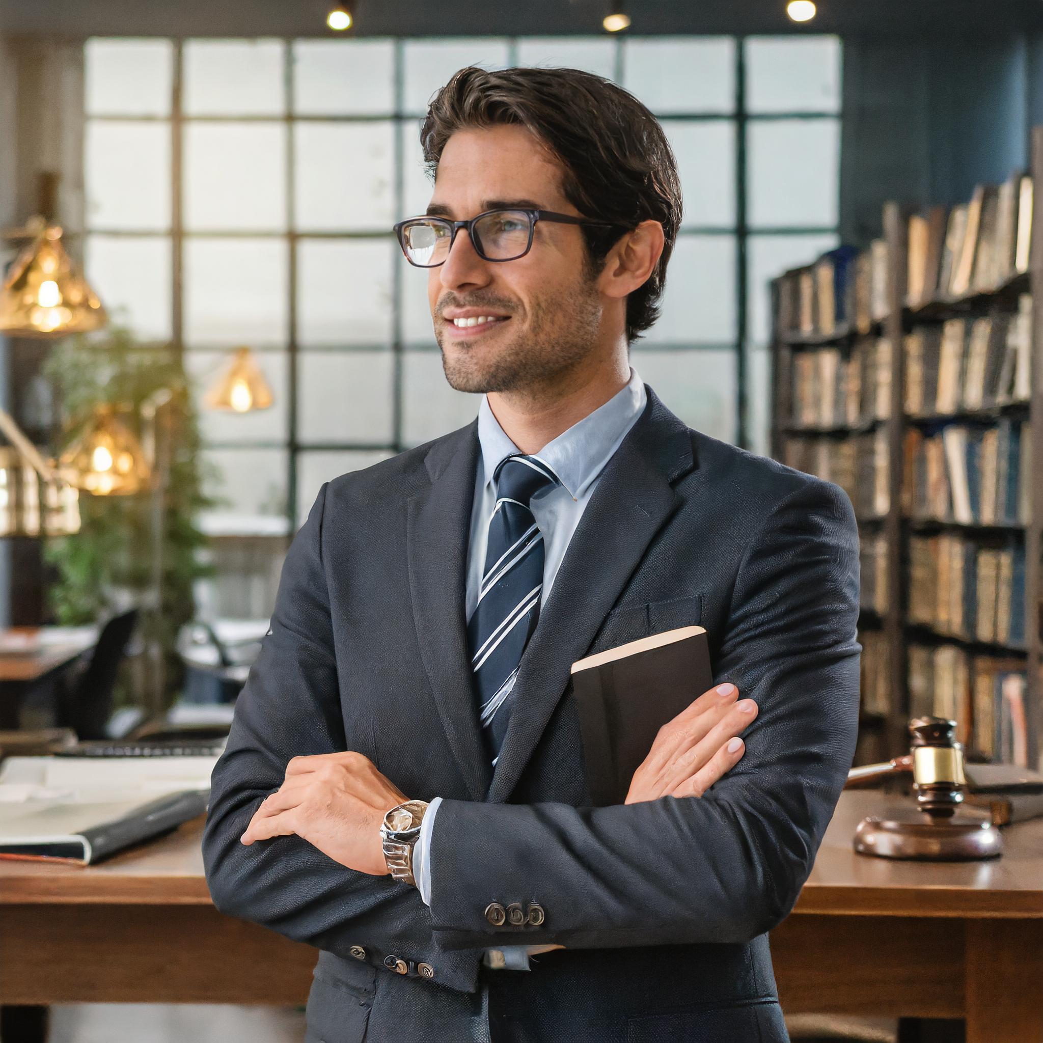 Bernd Rumpf, ein erfahrener Steuerberater in professioneller Kleidung, im Büro